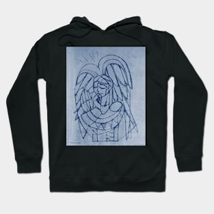 Guardian angel illustration Hoodie